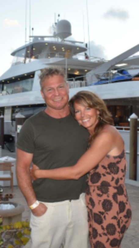 Barry Morphew with his wife, Suzanne.